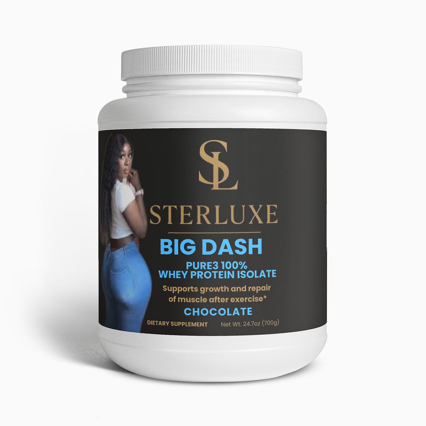 BIG DASH Pure 100% Whey Protein Isolate (Chocolate)